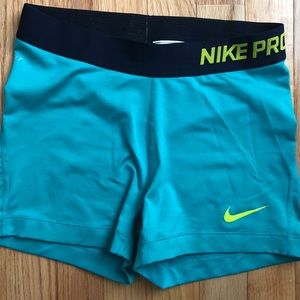 Nike pro compression shorts